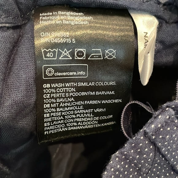 H&M Navy shorts with white dots - Picture 4 of 5